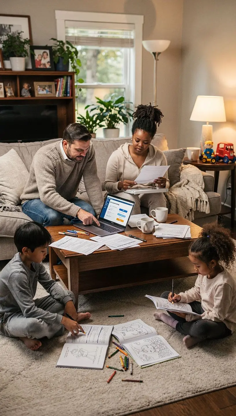 Wizualizacja procesu porównywania ubezpieczeń samochodowych.